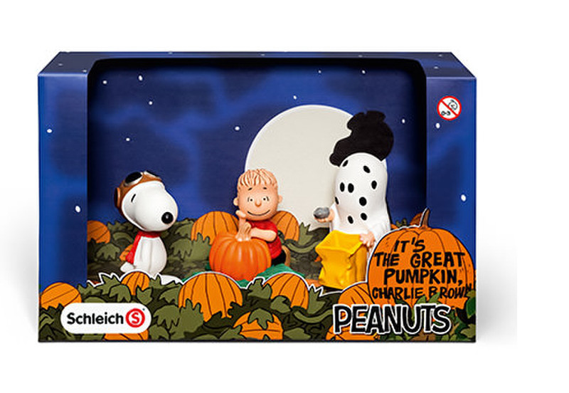 Schleich Peanuts 22015 Мальчик / Девочка Черный, Оранжевый, Красный, Белый 3шт набор детских фигурок