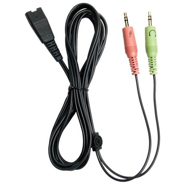 VXi QD1030-G 2 x 3,5 мм QD Черный аудио кабель