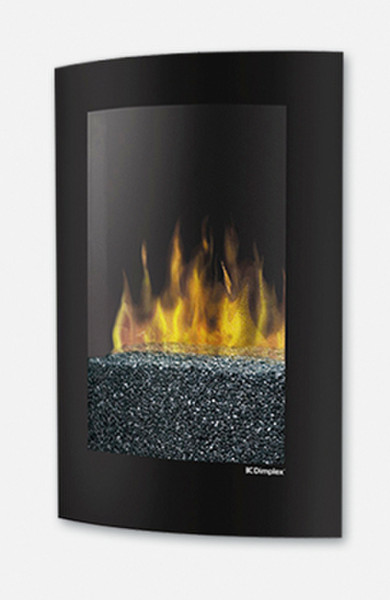 EWT Convex Wall-mountable fireplace Electric Black