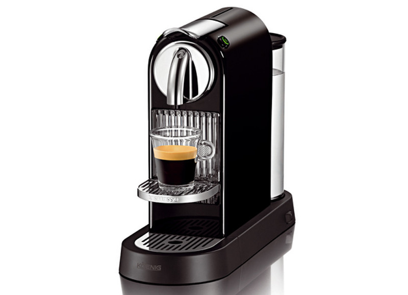 KOENIG B03127 freestanding Fully-auto Pod coffee machine 1L 1cups Black coffee maker