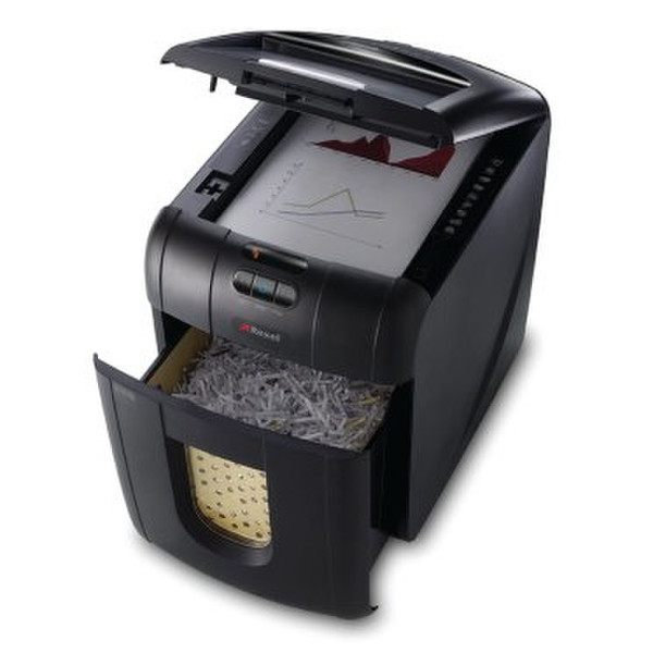 Rexel Auto+ 100X Cross shredding Black paper shredder
