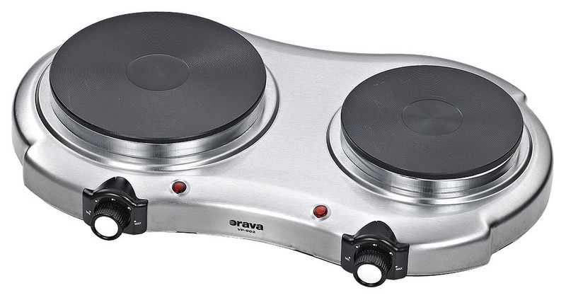 Orava VP-902S Tabletop Sealed plate Silver hob