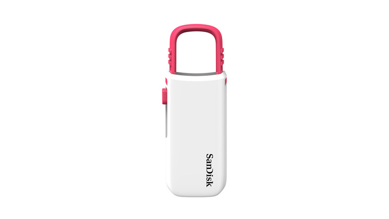Sandisk CRUZER U 32GB 32ГБ USB 2.0 Розовый, Белый USB флеш накопитель