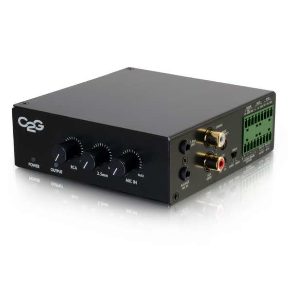 C2G 40880 Дома Проводная Черный усилитель звуковой частоты