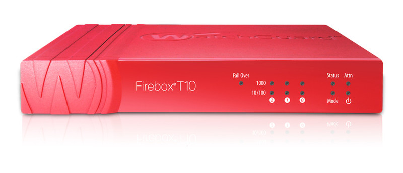 WatchGuard Firebox T10-W w/ 1-yr LiveSecurity 200Mbit/s Firewall (Hardware)