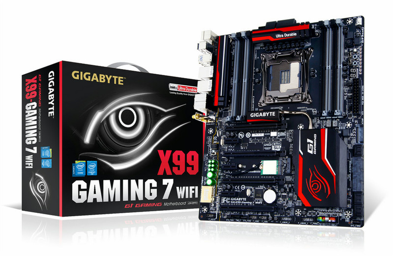 Gigabyte GA-X99-GAMING 7 WIFI Intel X99 LGA 2011-v3 Расширенный ATX материнская плата