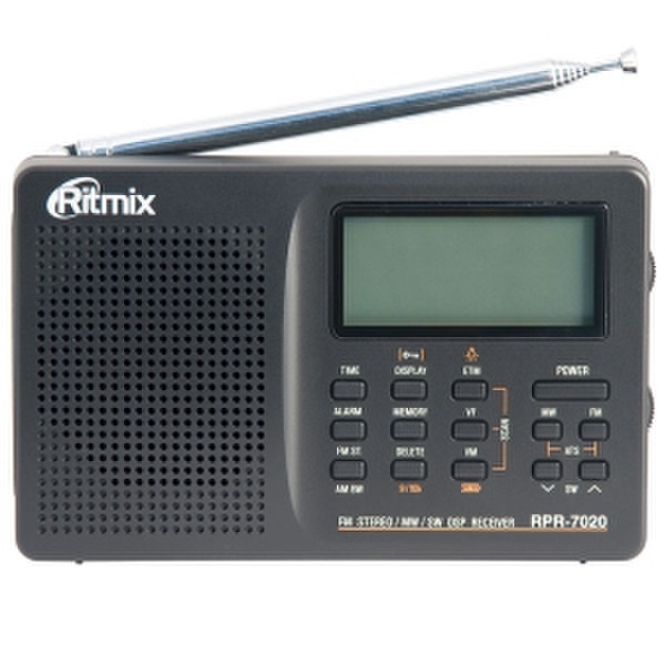 Ritmix RPR-7020 Портативный Черный радиоприемник