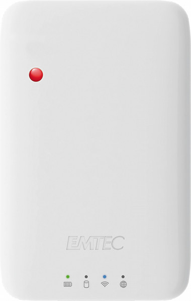 Emtec 1TB 2.5" USB 3.0 3.0 (3.1 Gen 1) WLAN 1000GB Weiß