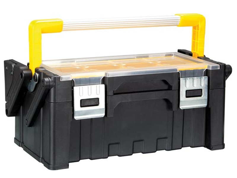 Perel OTBC2 Aluminium,Polypropylene Black,Yellow tool box