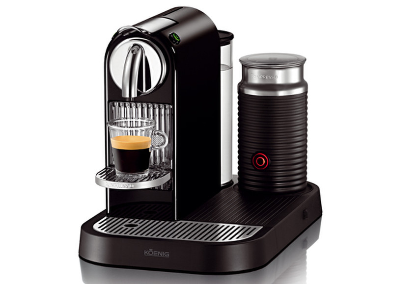 KOENIG B03129 freestanding Fully-auto Pod coffee machine 1L 1cups Black coffee maker