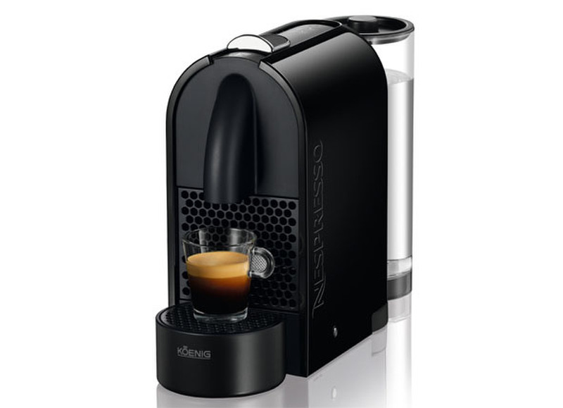 KOENIG B03130 freestanding Fully-auto Pod coffee machine 0.8L 1cups Black coffee maker