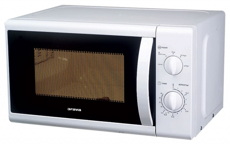 Orava MW-2006 Countertop 20L 800W White microwave