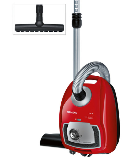 Siemens VSZ4G223CH Cylinder vacuum 4L 2200W Red vacuum