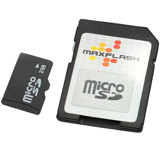 MaxFlash 2GB microSD 2ГБ MicroSD Class 4 карта памяти