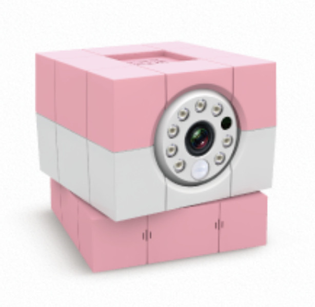 Amaryllo iBabi HD Wi-Fi 5m Pink,White baby video monitor