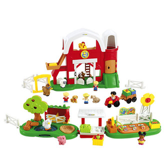 Shipp for sale online Fisher Little People Farm Pond and Pig Pen Playset Y8199 
