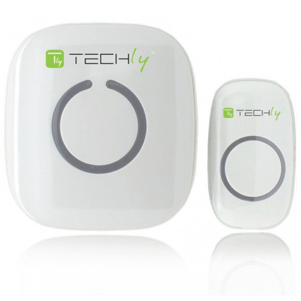 Techly I-BELL-RING01 Wireless door bell kit Weiß Türklingel Kit
