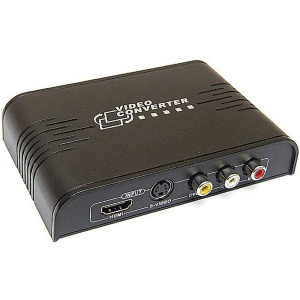 Techly Composite Converter S-Video + Stereo Audio to HDMI IDATA SPDIF-5