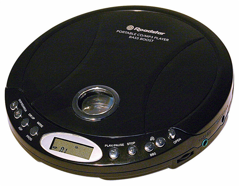 Roadstar PCD-495MP Portable CD player Schwarz