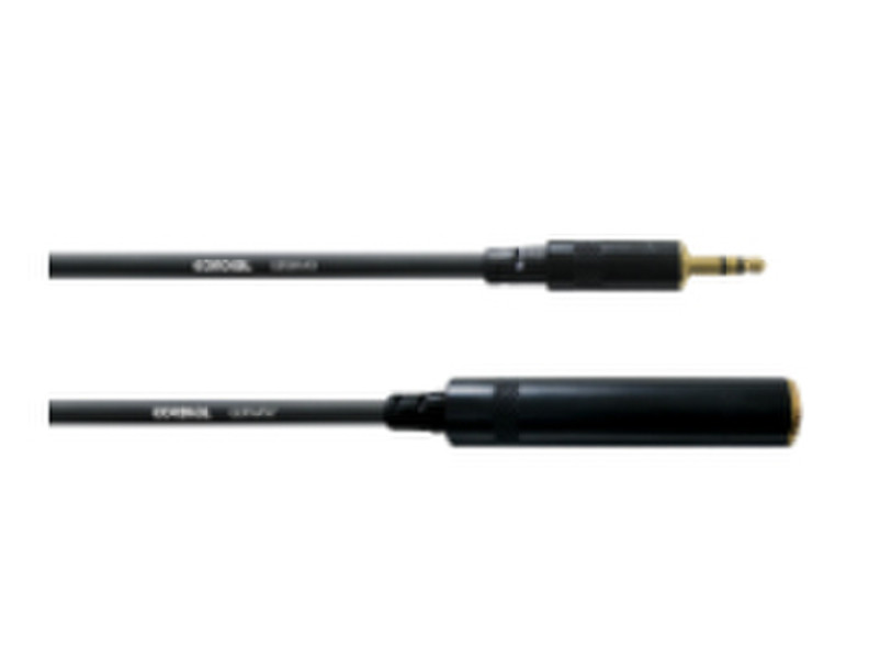 Cordial CFM 3 WK 3m 3.5mm 6.35mm Schwarz Audio-Kabel