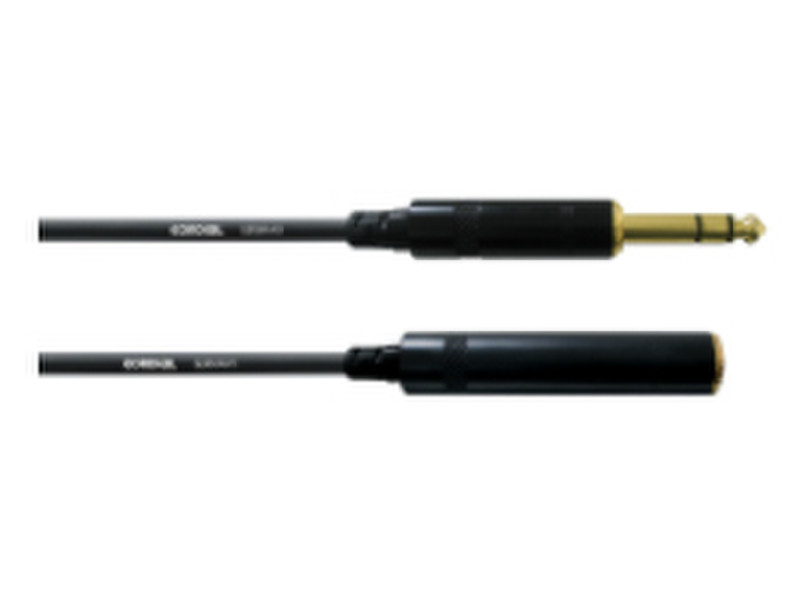 Cordial CFM 10 VK 10m 6.35mm 6.35mm Schwarz Audio-Kabel