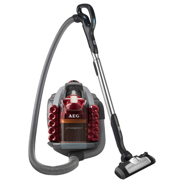 AEG UltraCaptic UCALLFLOOR Cylinder vacuum cleaner 1400W E Grey,Red