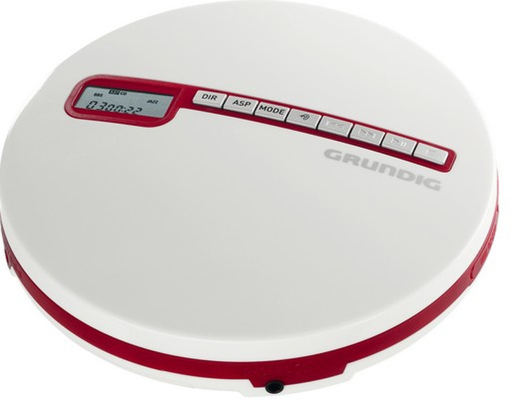 Grundig CDP 6300 Portable CD player Red,White