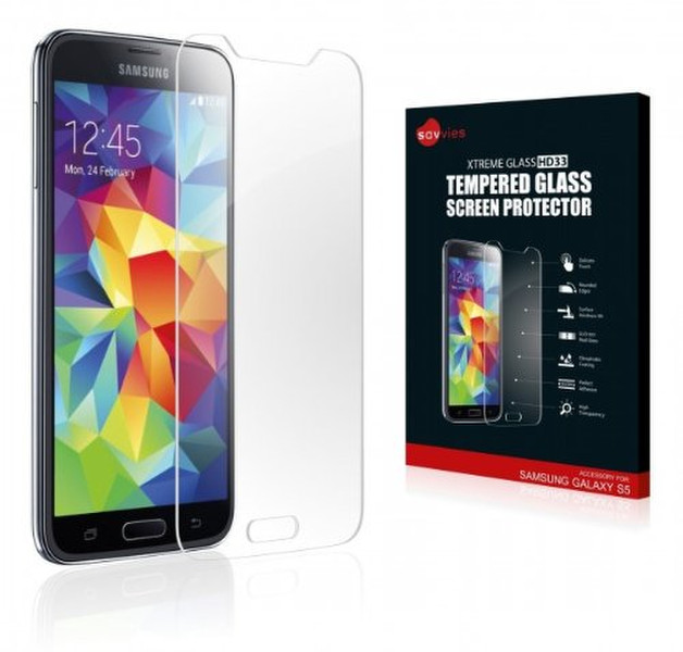 Savvies HD33 Xtreme Glass Чистый Galaxy S5 1шт
