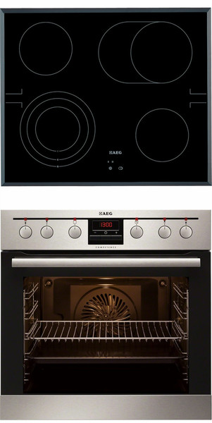 AEG EEMF331328 Ceramic hob Electric oven cooking appliances set