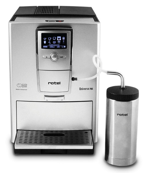Rotel Universa 785 Espresso machine 1.8л 2чашек Cеребряный