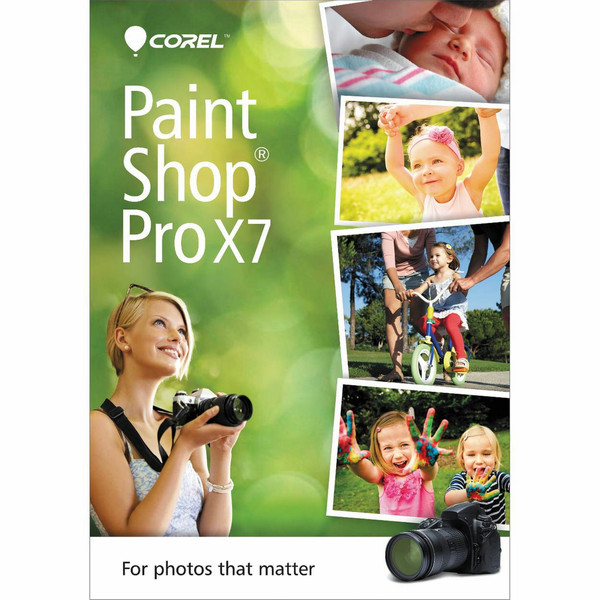 Corel PaintShop Pro X7, Corp 1-4