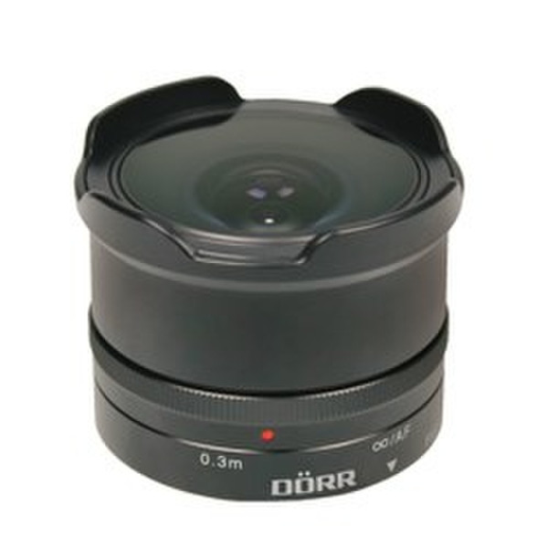 Dörr Fisheye 9.3mm MILC Wide fish-eye lens Black