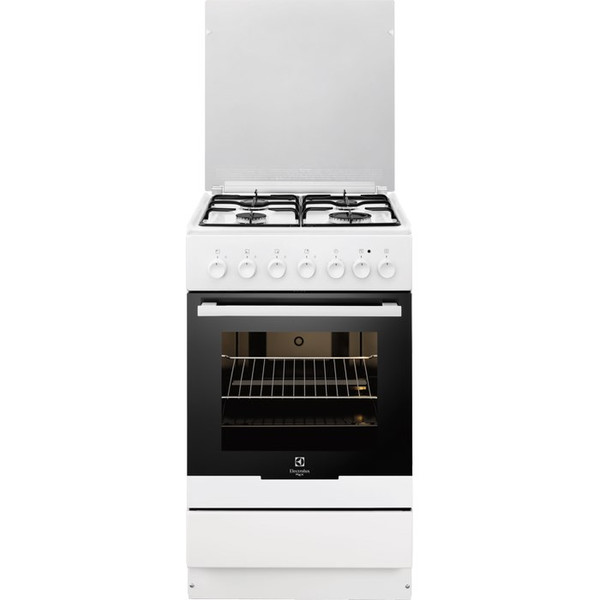 Electrolux RKK21150OW Freestanding Gas hob A Black,White cooker