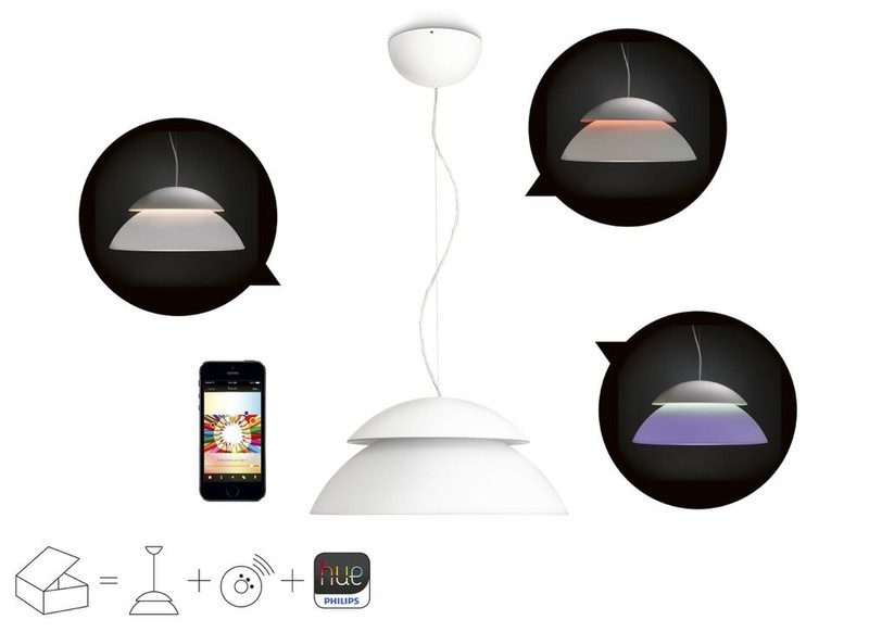 Philips hue 7121131PH Для помещений 4.5Вт Белый люстра/потолочный светильник