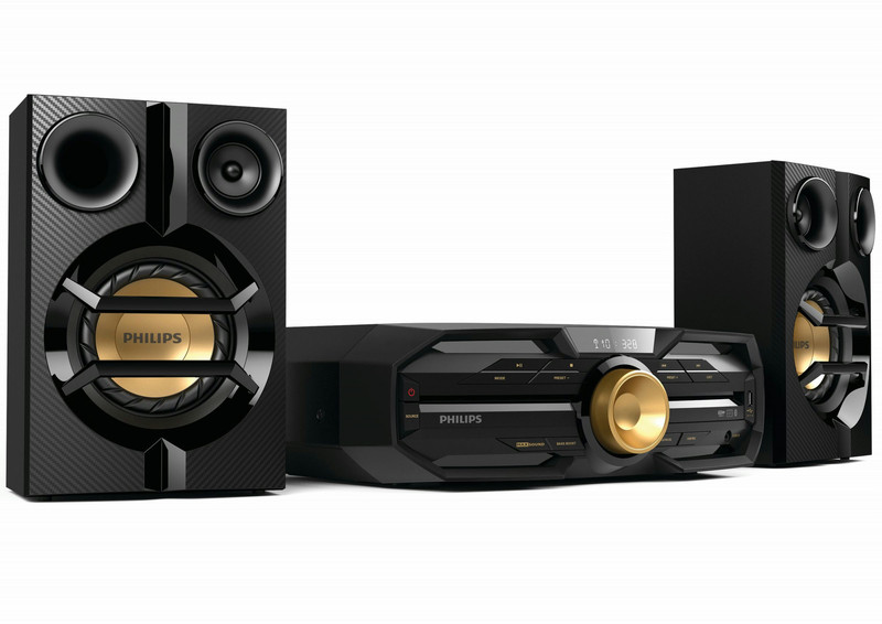 Philips FX20X/78 Mini set 240W Black,Gold home audio set