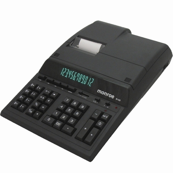 Monroe 8145 Desktop Printing calculator Black calculator