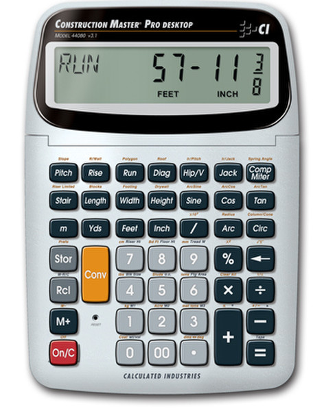 Calculated Industries Construction Master Pro-Desktop Desktop Scientific calculator Silver
