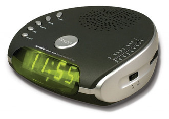 Orava RBD-605 Clock Black,Silver