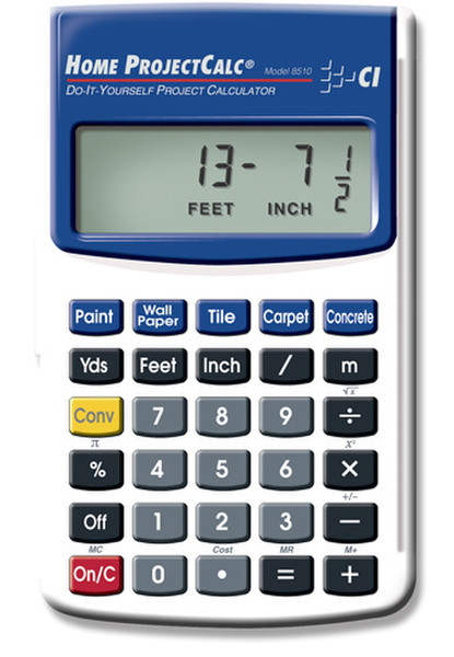 Calculated Industries Home ProjectCalc Карман Financial calculator Синий, Cеребряный