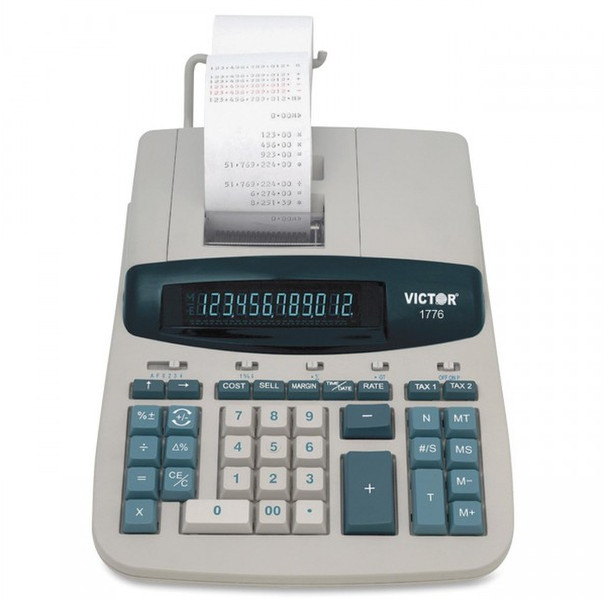 Victor Technology 1776 Desktop Printing calculator Grey calculator