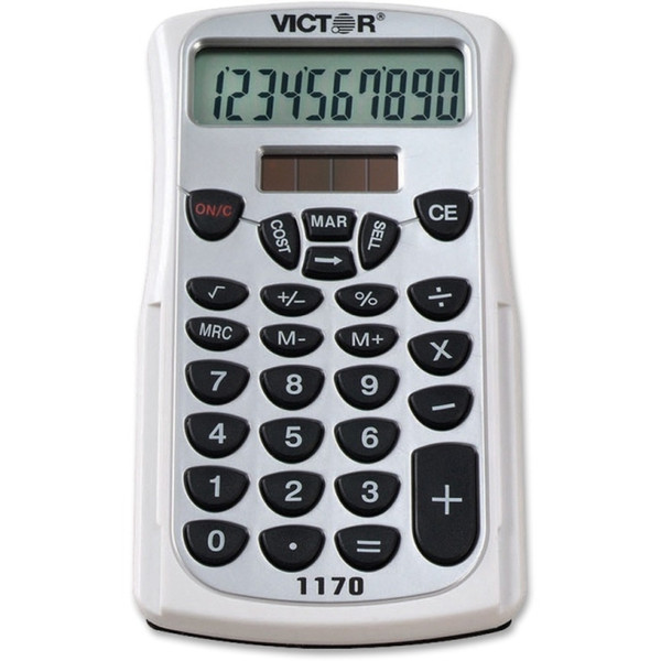 Victor Technology 1170 Pocket Basic calculator Silver calculator