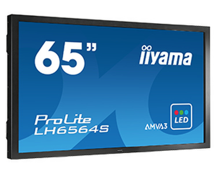 iiyama ProLite LH6564S-B1 65Zoll LED Full HD Schwarz Public Display/Präsentationsmonitor