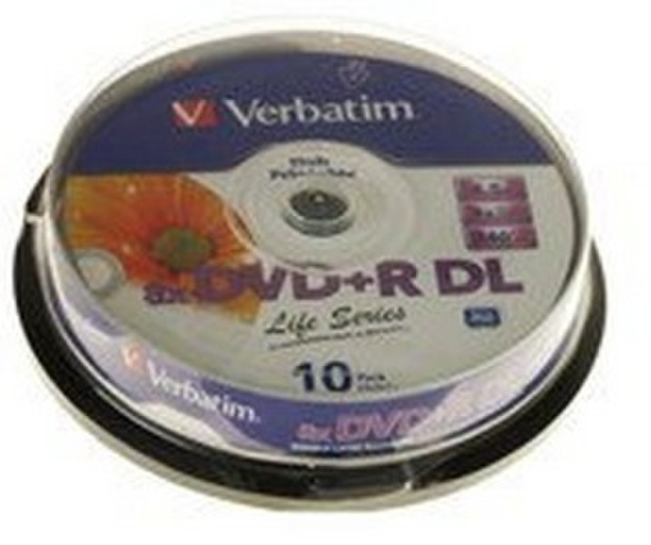 Verbatim 8.5GB DVD+R DL 8.5GB DVD+R DL 10pc(s)