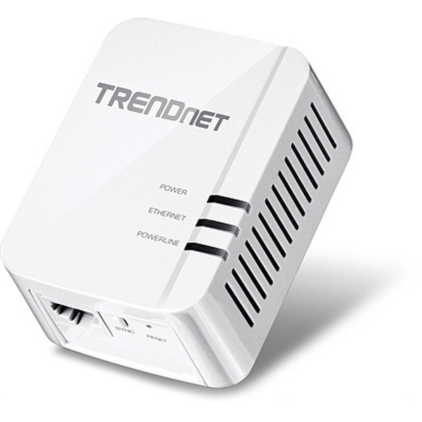 Trendnet TPL-420E 1200Мбит/с Подключение Ethernet Белый 1шт PowerLine network adapter