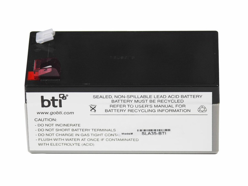 BTI RBC35-SLA35 Герметичная свинцово-кислотная (VRLA) 3.5А·ч 12В