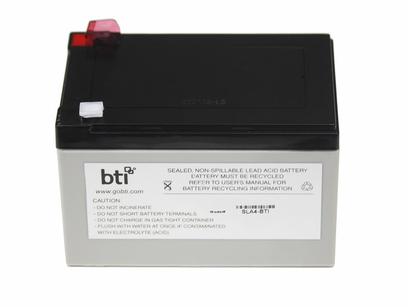 BTI RBC4-SLA4 Plombierte Bleisäure (VRLA) 12Ah 12V