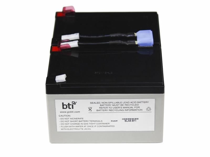 BTI RBC6-SLA6 Plombierte Bleisäure (VRLA) 12Ah 12V
