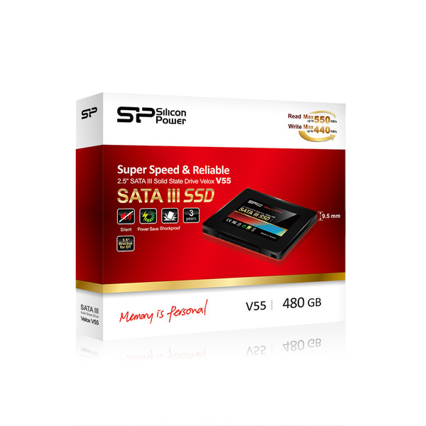 Silicon Power SP480GBSS3V55S25 Solid State Drive (SSD)