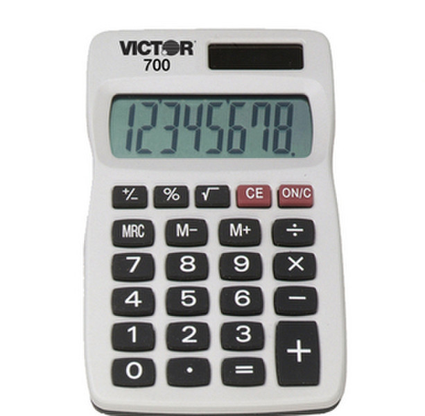 Victor Technology 700 Desktop Basic calculator Weiß Taschenrechner
