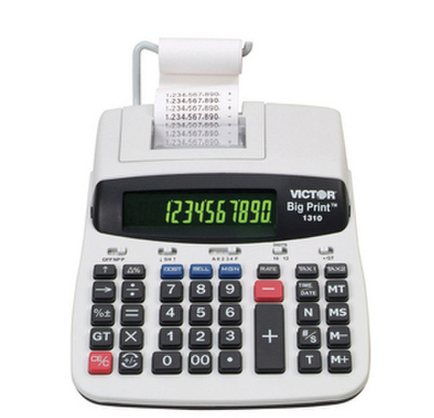 Victor Technology 1310 Desktop Basic calculator Weiß Taschenrechner